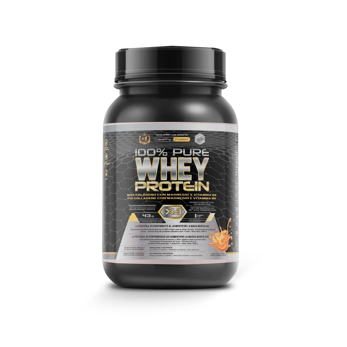 Healthy Fusion Whey Protein | Proteína Whey pura con Colágeno + Magnesio | Mejora tus entrenamientos | Protege y aumenta la masa muscular | 1000g de proteína (Chocolate) — view 13