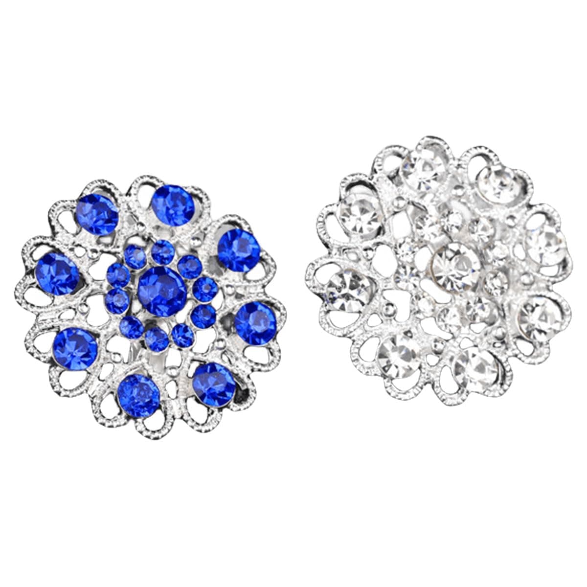 FAIRYGATE Brooch Pins Retro Crystal Rhinestone Brooches for Shirt Collar Decoration, B20 — view 4