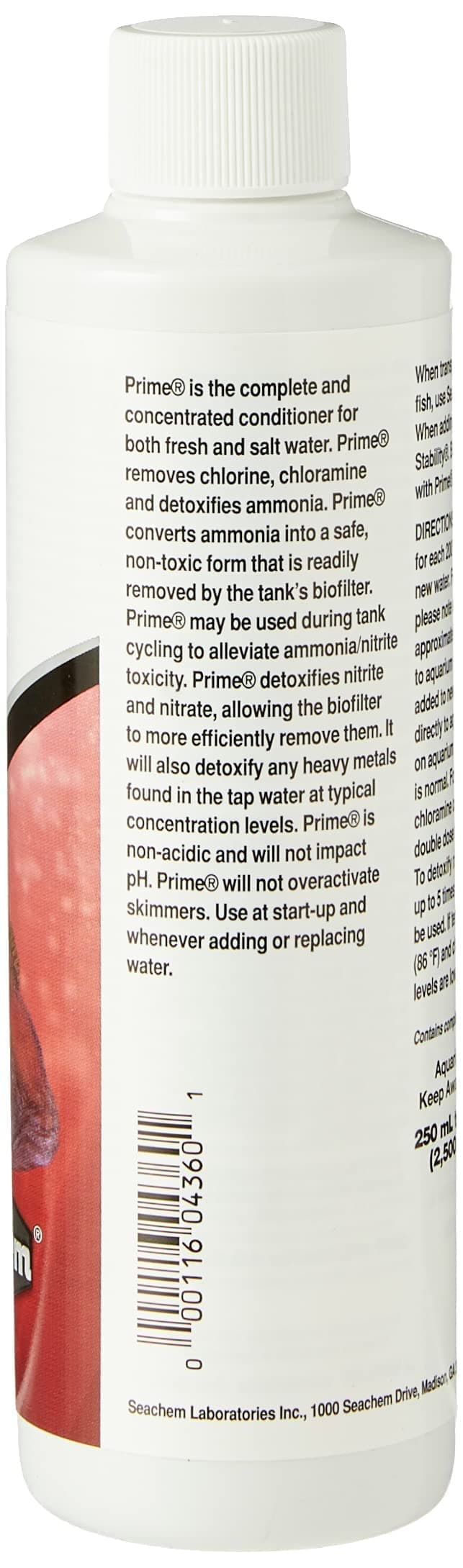 Seachem Prime Water Conditioner, 250 ml — view 3