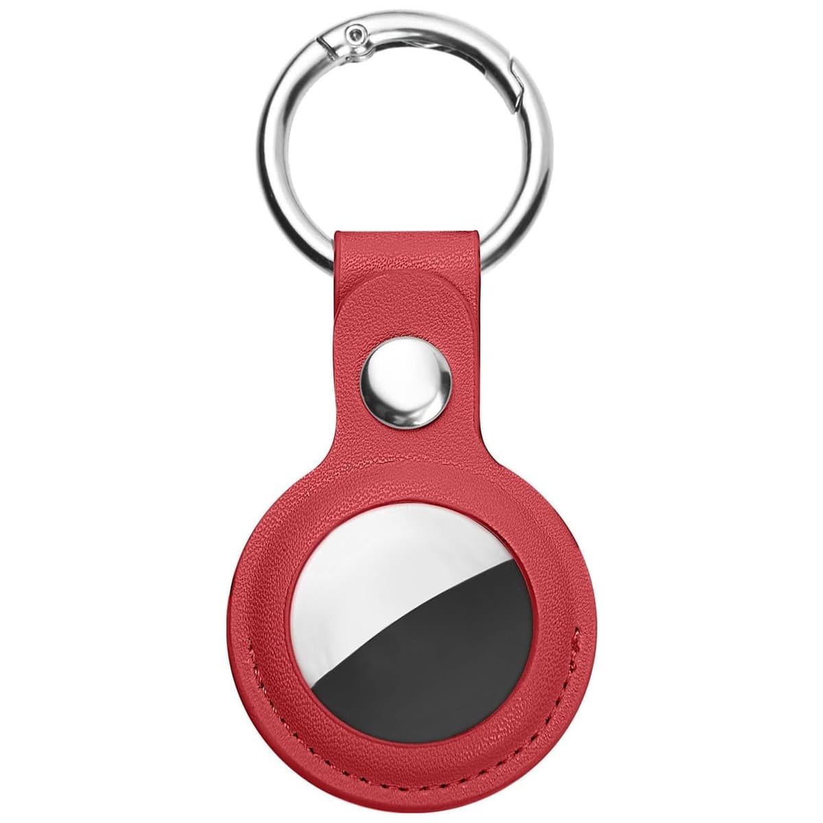 Ainiv Llavero para AirTag, 1 Pieza Llaveros para AirTag Funda Protectora, PU Localizador Portátil Antipérdida, Protectora de Cuero Funda Bluetooth Tracker Mascotas y Mochilas — view 28