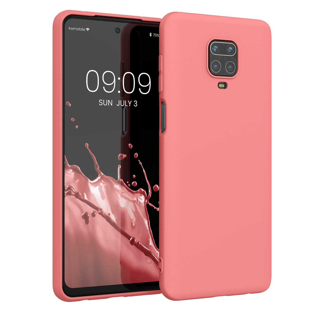 kwmobile Carcasa Compatible con Xiaomi Redmi Note 14 Pro 5G / Poco X7 Funda - Funda Ultrafina de TPU con Bordes elevados - Lavanda Metalizado — view 135