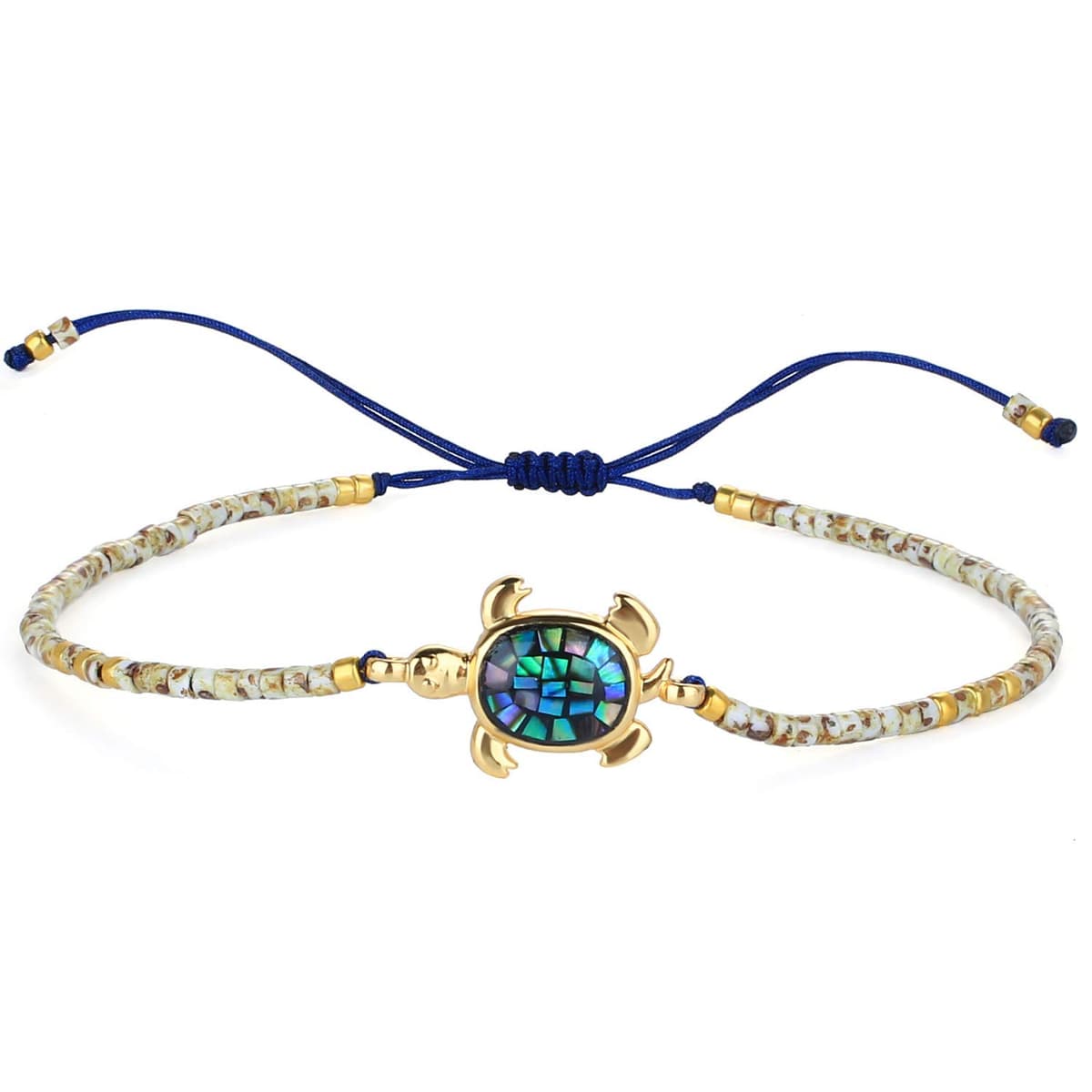 KELITCH Pulseras Amistad con Cuentas Concha Cristal Color Bohemio Pulsera Hecha A Mano Brazaletes Joyería para Mujer — view 47