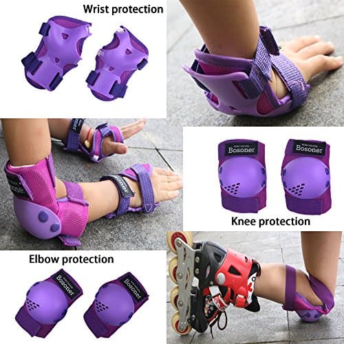 Kids/Youth Knee Pad Elbow Pads Guards Protective Gear Set for Roller Skates Cycling BMX Bike Skateboard Inline Skatings Scooter Riding Sports — view 2