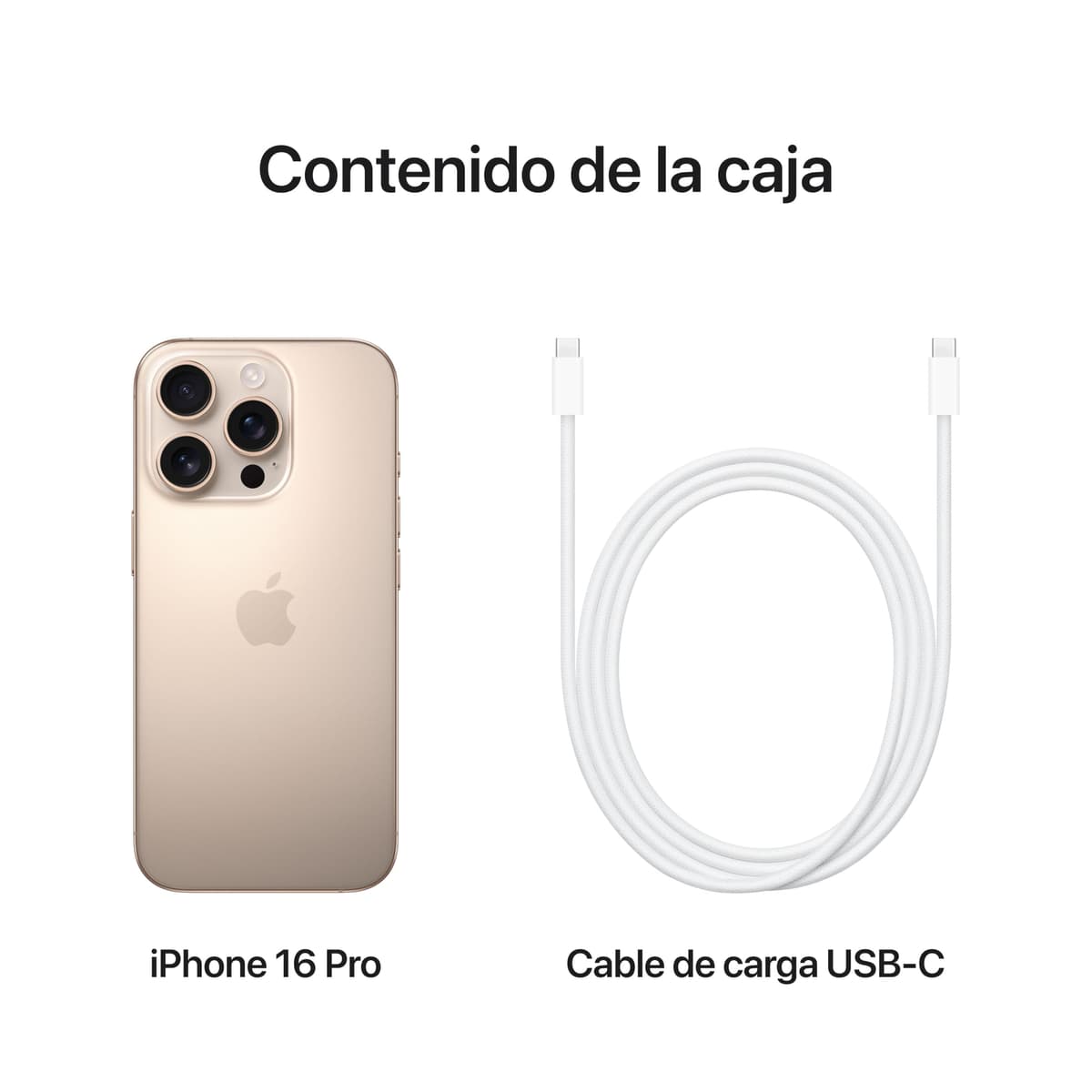 Apple iPhone 16 Pro de 128 GB: Smartphone 5G con Control de Cámara, grabación en 4K a 120 f/s con Dolby Vision y un Gran Salto en autonomía. Compatible con los AirPods; Titanio Color Desierto — view 6