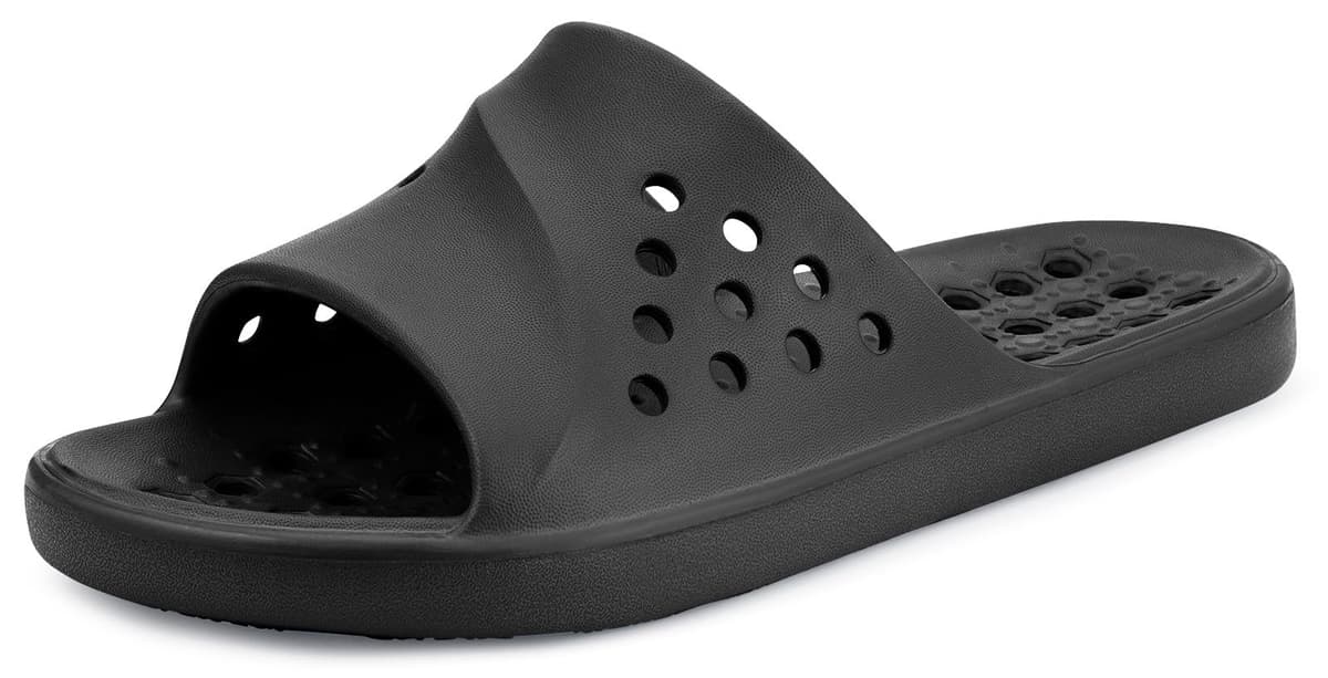 Gaatpot Zapatillas de Baño con Orificios de Drenaje para Hombre y Mujer, Antideslizantes,Secado Rápido — view 2