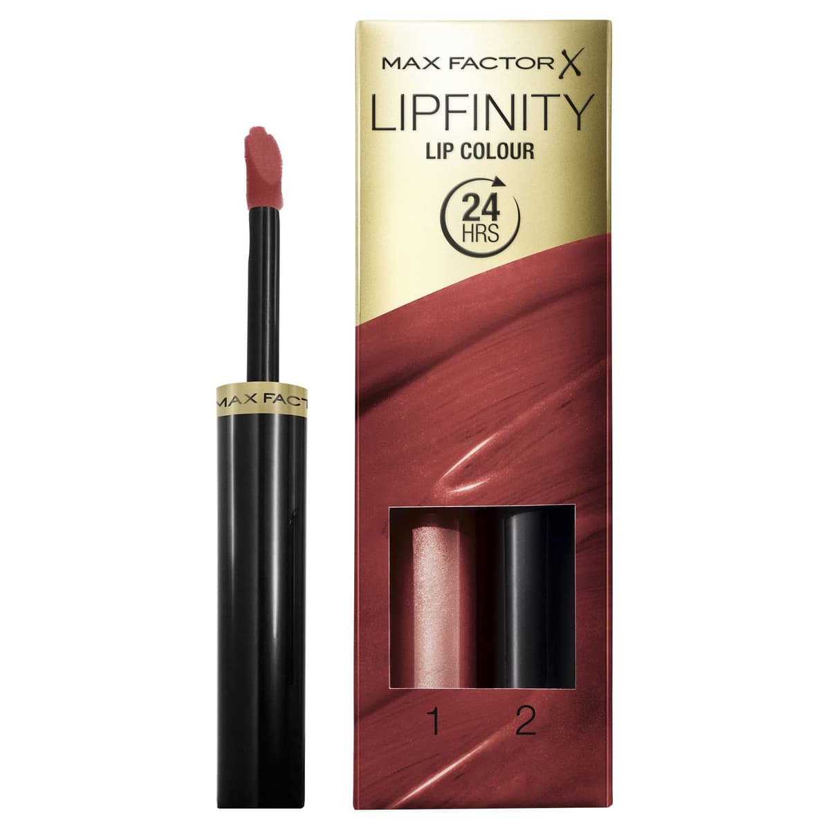 Max Factor LipFinity Lip Colour Lipstick Pintalabios, Tono 15 Ethereal - Paso 1: 2.3ml Paso 2: 1.9g — view 24