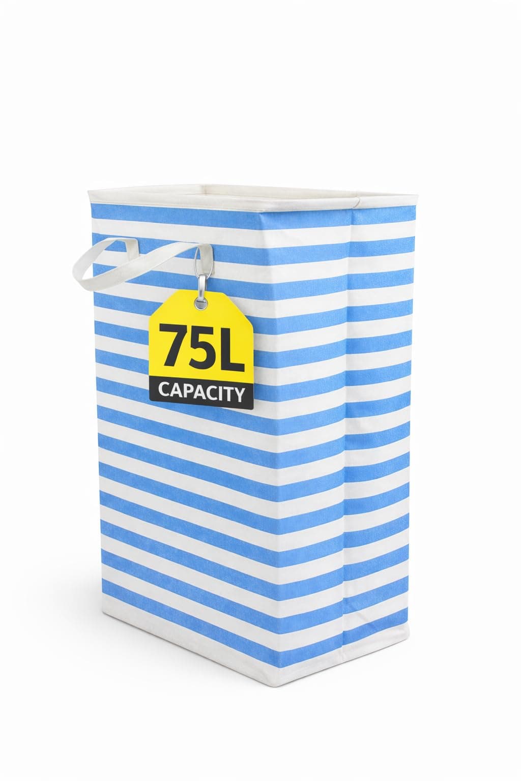 Cesto Ropa Sucia 75L Plegable, Cesta Ropa Sucia Grande con Estructura Metálica y Asas Laterales, 60x30x40 cm, para Baño y Dormitorio