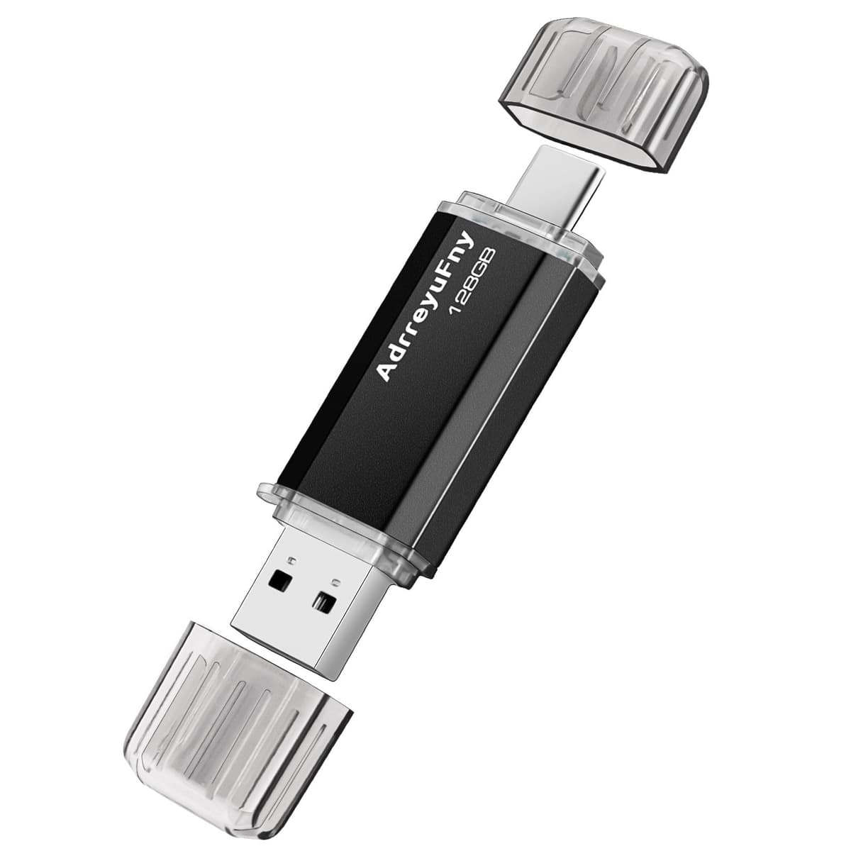 Memoria USB C 128GB, 2 en 1 OTG Tipo C Pendrive 128 Gigas USB 2.0 Flash Drive Portátil Pen Drive Mini USB Stick para Smartphones, Tabletas, PC, Almacenamiento DE Datos Externo Etc (Azul) — view 8