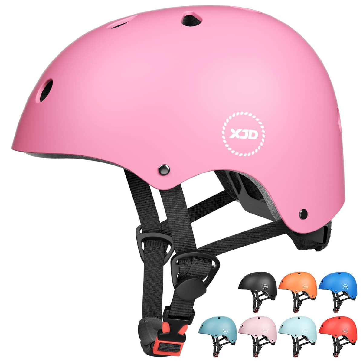 XJD Casco de Ciclismo para Niños Ajustable Casco Bicicleta Niño Casco Infantil Patinete Rollerskate de 3 a 14 Años Protecciones para Múltiples Deportes — view 11