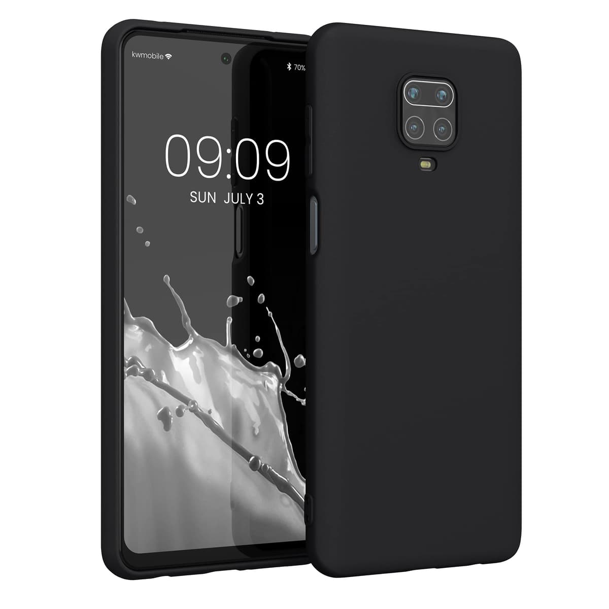 kwmobile Carcasa Compatible con Xiaomi Redmi Note 14 Pro 5G / Poco X7 Funda - Funda Ultrafina de TPU con Bordes elevados - Lavanda Metalizado — view 354