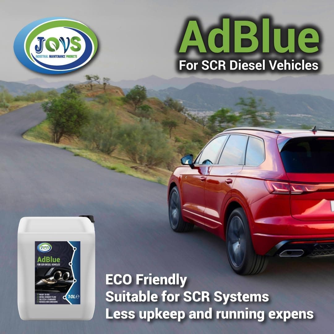 JOVS AdBlue 10 Liters with Spout – Diesel Exhaust Fluid Additive for SCR-Equipped Vehicles - Crystal Clean Diesel Treatment F — view 7