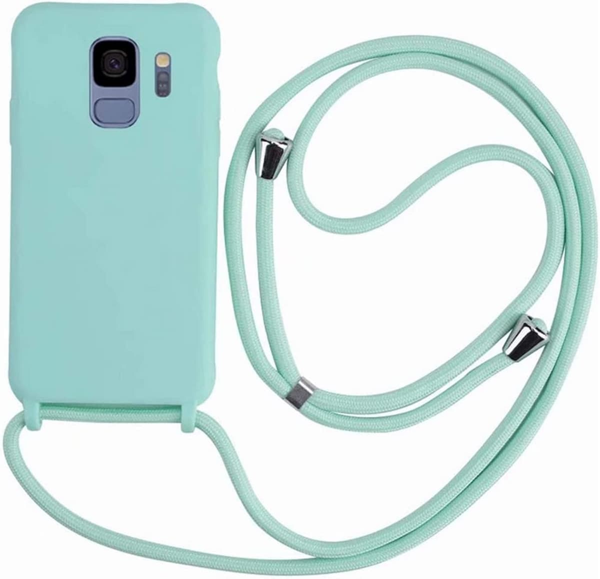 Funda Compatible con iPhone 17 Pro MAX(6.9"),Ajustable Collar Correa de Cuello Cordón Cuerda Carcasa TPU Bumper Silicona Skin Caso para iPhone 17 Pro MAX(6.9")-Verde — view 52