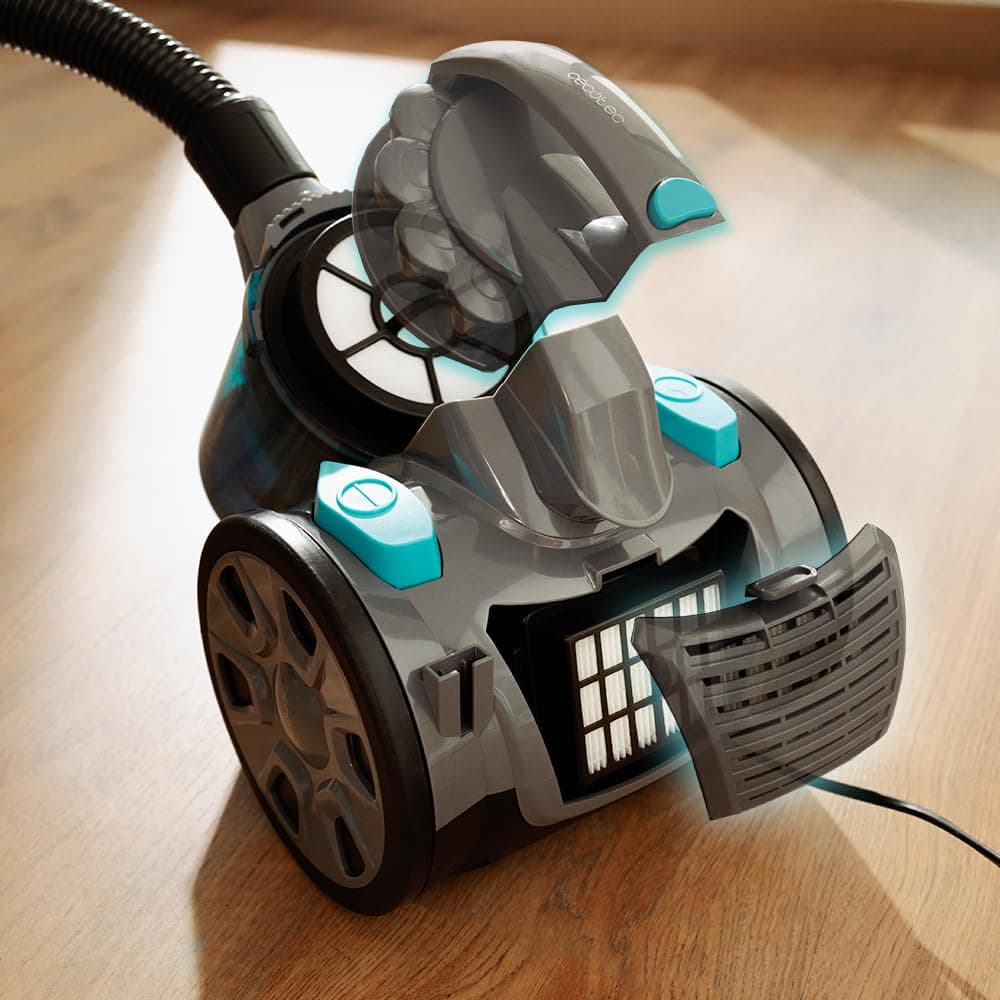 Cecotec Aspiradora con Cable de Trineo de 2L Sin Bolsa Conga Rockstar Cyclonic X-Treme. 800W, Ligero y Compacto, 20 kPa, Radio de Acción 6,2m, Accesorio 2 en 1 para Muebles y Esquinas — view 5