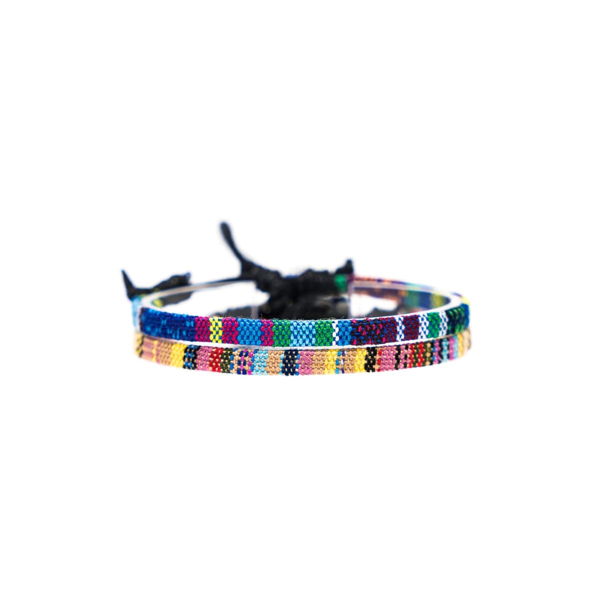Made by Nami Tobilleras Mujer Impermeables Ajustables 19-38cm Pulseras Boho de Hilo Algodón 100% Turquesa — view 9