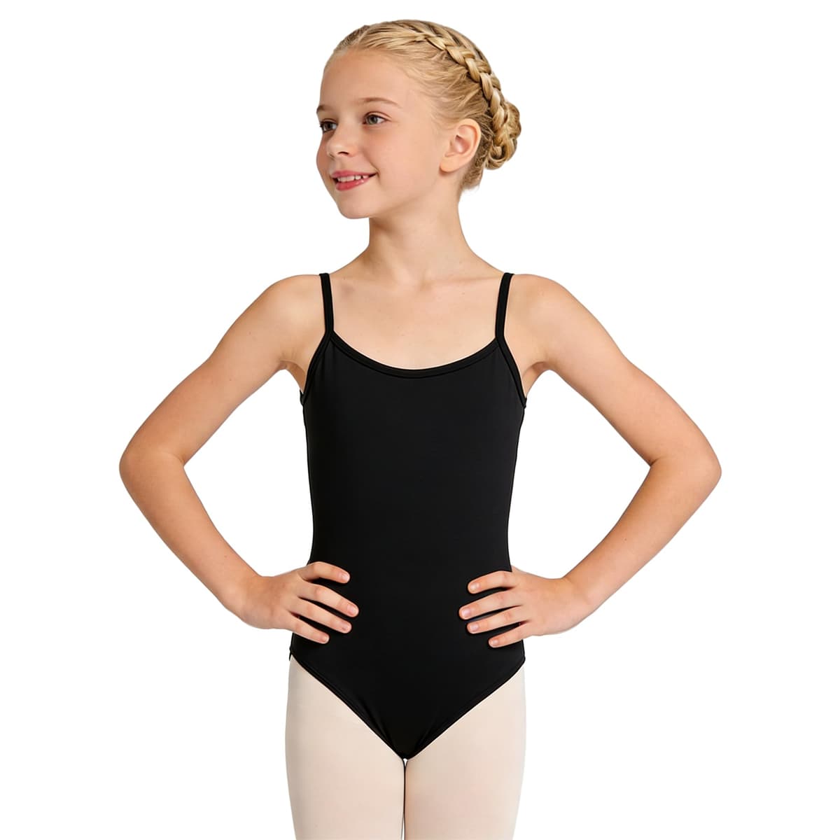 Wildarms Maillot Gimnasia Niña, Leotardo Ballet Sin Mangas, Cuello Redondo, Traje de Danza 1-12 Años — view 11