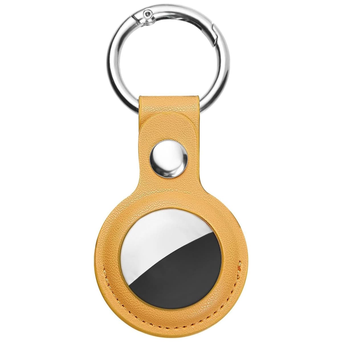 Ainiv Llavero para AirTag, 1 Pieza Llaveros para AirTag Funda Protectora, PU Localizador Portátil Antipérdida, Protectora de Cuero Funda Bluetooth Tracker Mascotas y Mochilas — view 19