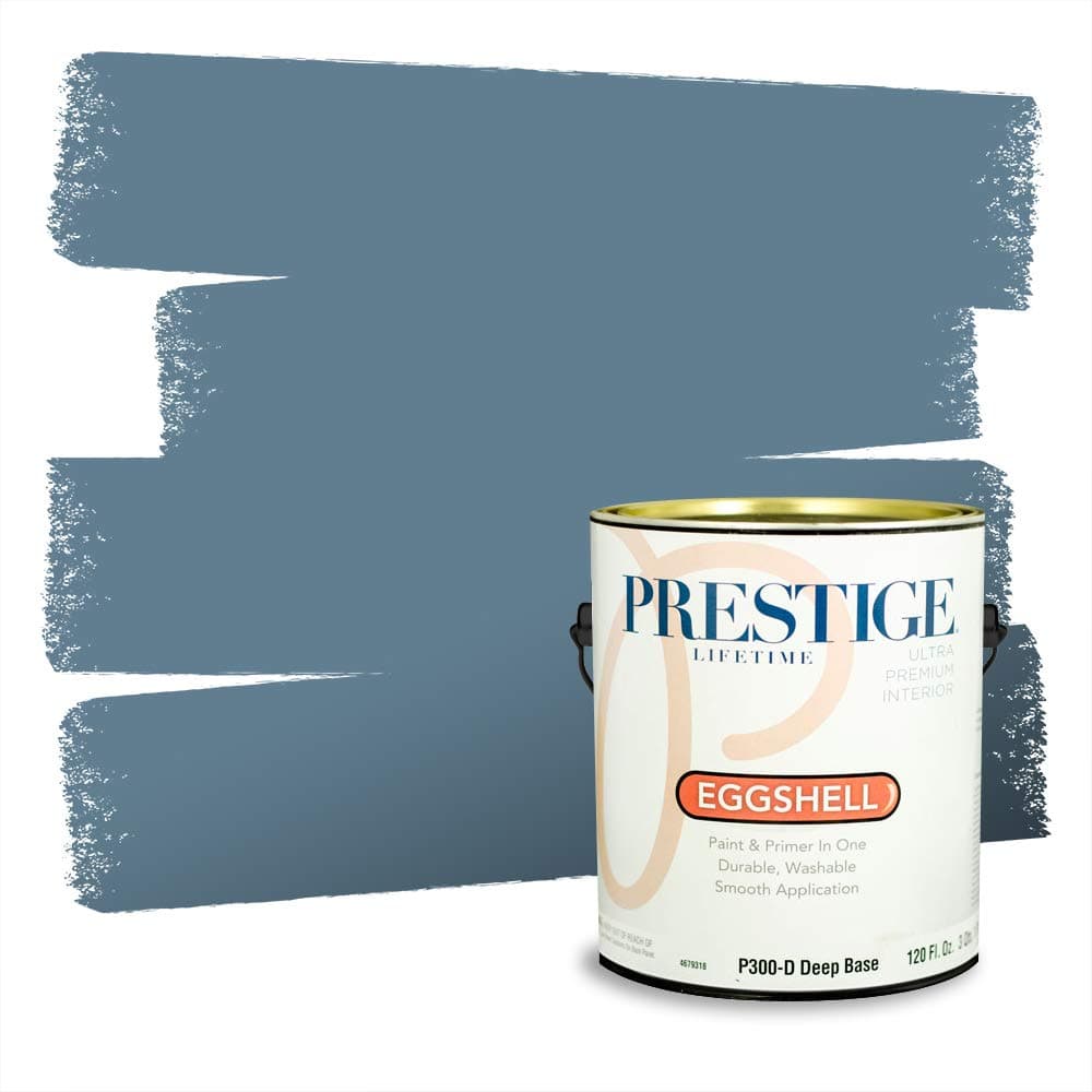 PRESTIGE Paints Interior Paint and Primer In One, 1-Gallon, Semi-Gloss, Comparable Match of Valspar* Dewdrop* — view 622
