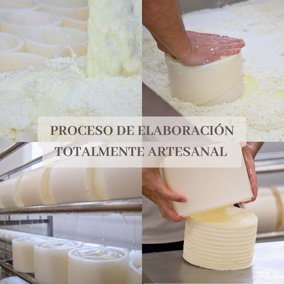 SALETA® Queso Semicurado Entero de oveja Gourmet (3 Kg) | Elaboracion Artesana Quesos de La Mancha | Quesos de leche de oveja — view 4