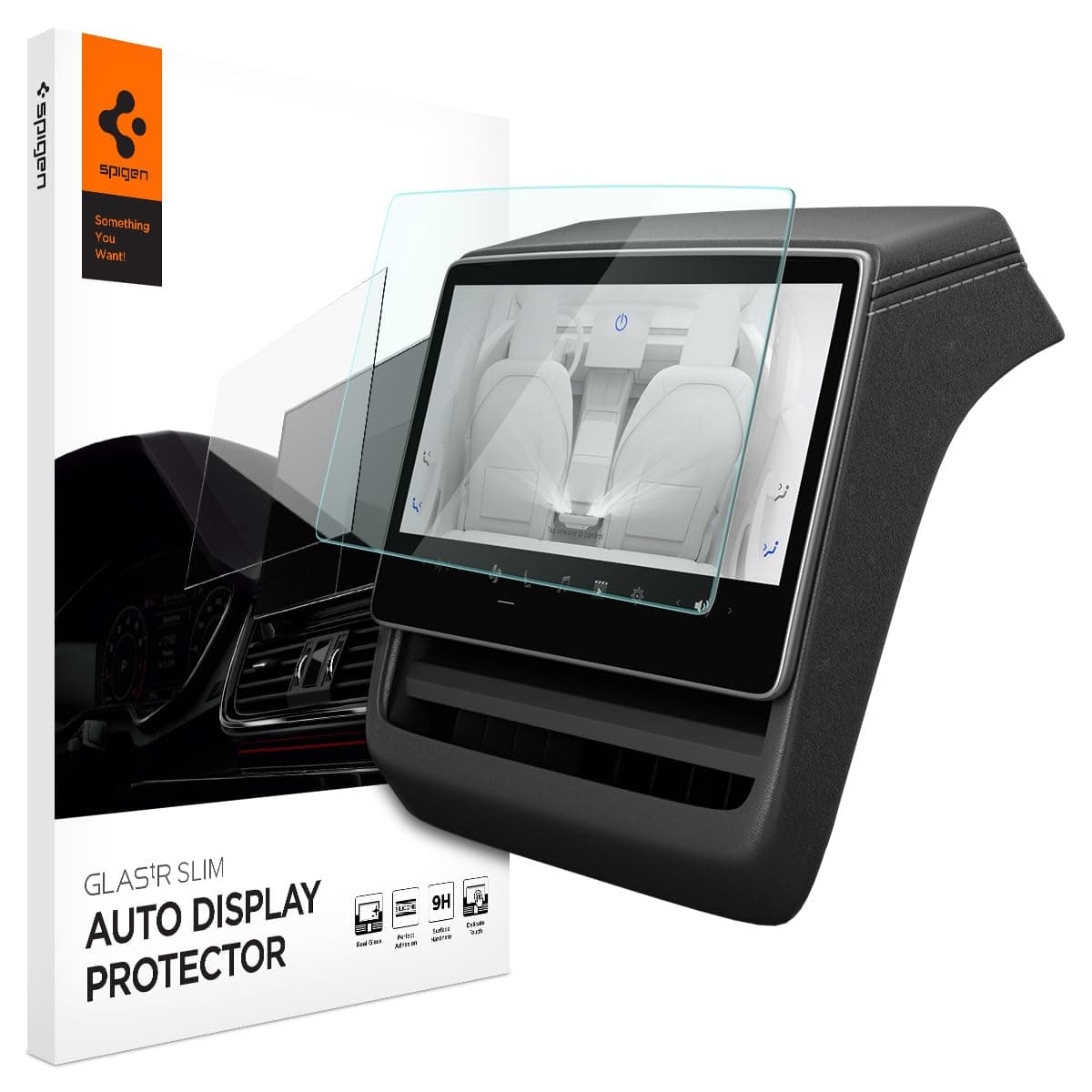 Spigen Glas.tR EZ Fit Anti-Glare Matte Tempered Glass Screen Protector for Tesla Model Y L(2026), Model Y Standard(2026), Model Y Performance(2024-2026), Model Y Premium(2026) 16 inch - 1 Pack — view 9