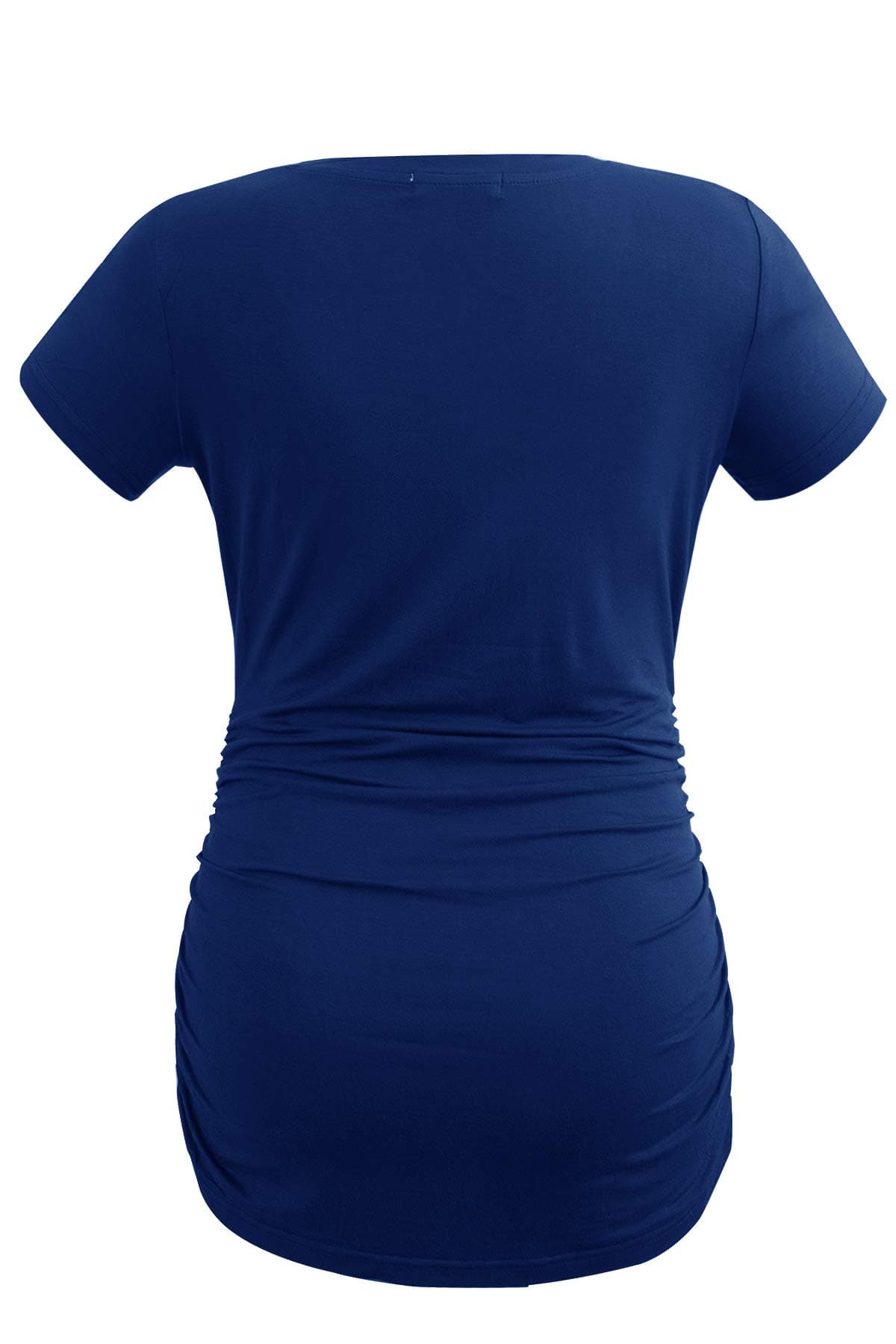 Smallshow Maternity Clothing Tops Side Ruched Pregnancy Clothes for Women 3-Pack — view 3
