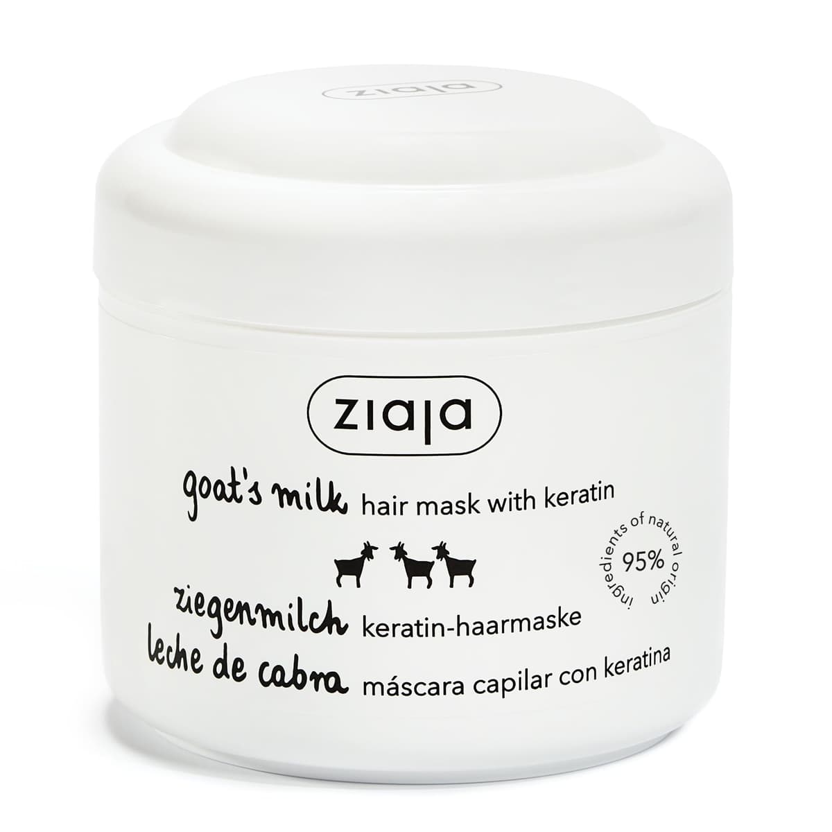 Ziaja Leche De Cabra Mascarilla Para El Cabello 200Ml 236 gr — view 2