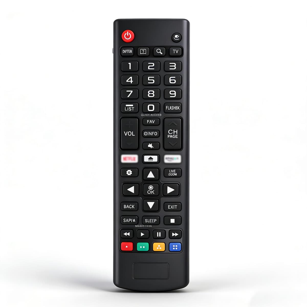 Mando para LG Smart TV, Mando Universal TV para LG LCD HD LED TV, Reemplazo Mando LG Smart TV-No Requiere Configuración-Sin Batería