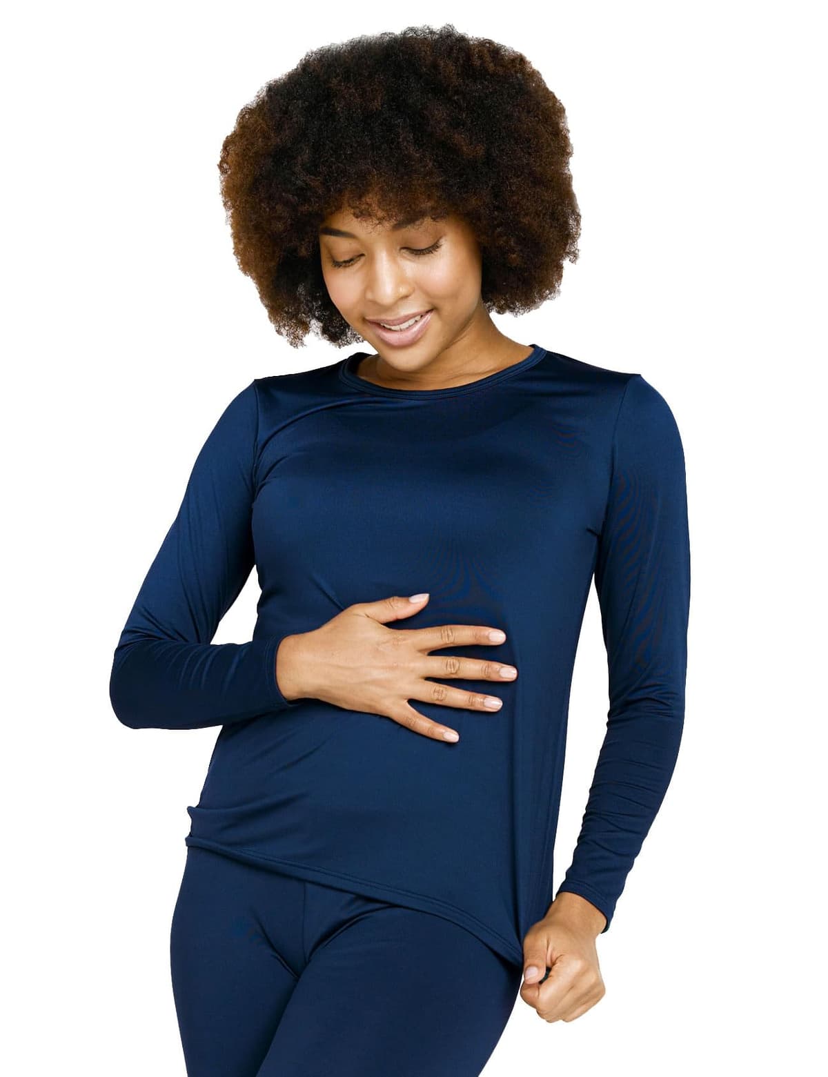 LAPASA Camiseta Termica Manga Larga Mujer (Pack de 1 & 2) Extra Cálido Camisa Interior Thermal Top Baselayer Frío Extremo Elastico Montaña Esqui Deporte Invierno L15/L39/L42 — view 15