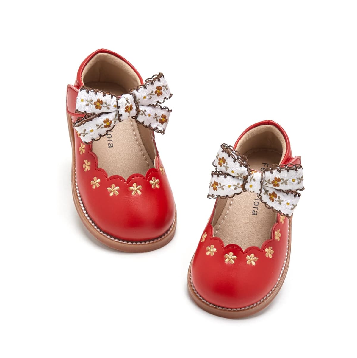 Felix & Flora Toddler Little Girl Mary Jane Dress Shoes - Ballet Flats for Girl Party School Shoes — view 74