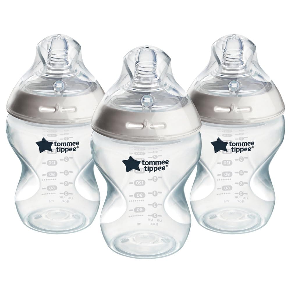 Tommee Tippee Natural Start Baby Bottles for 0m+, Pack of 6 260ml Baby Bottles, with Slow Flow Breast-Like Teat for a Natural Latch, Self-Sterilising and BPA Free, Baby Feeding Essentials — view 9