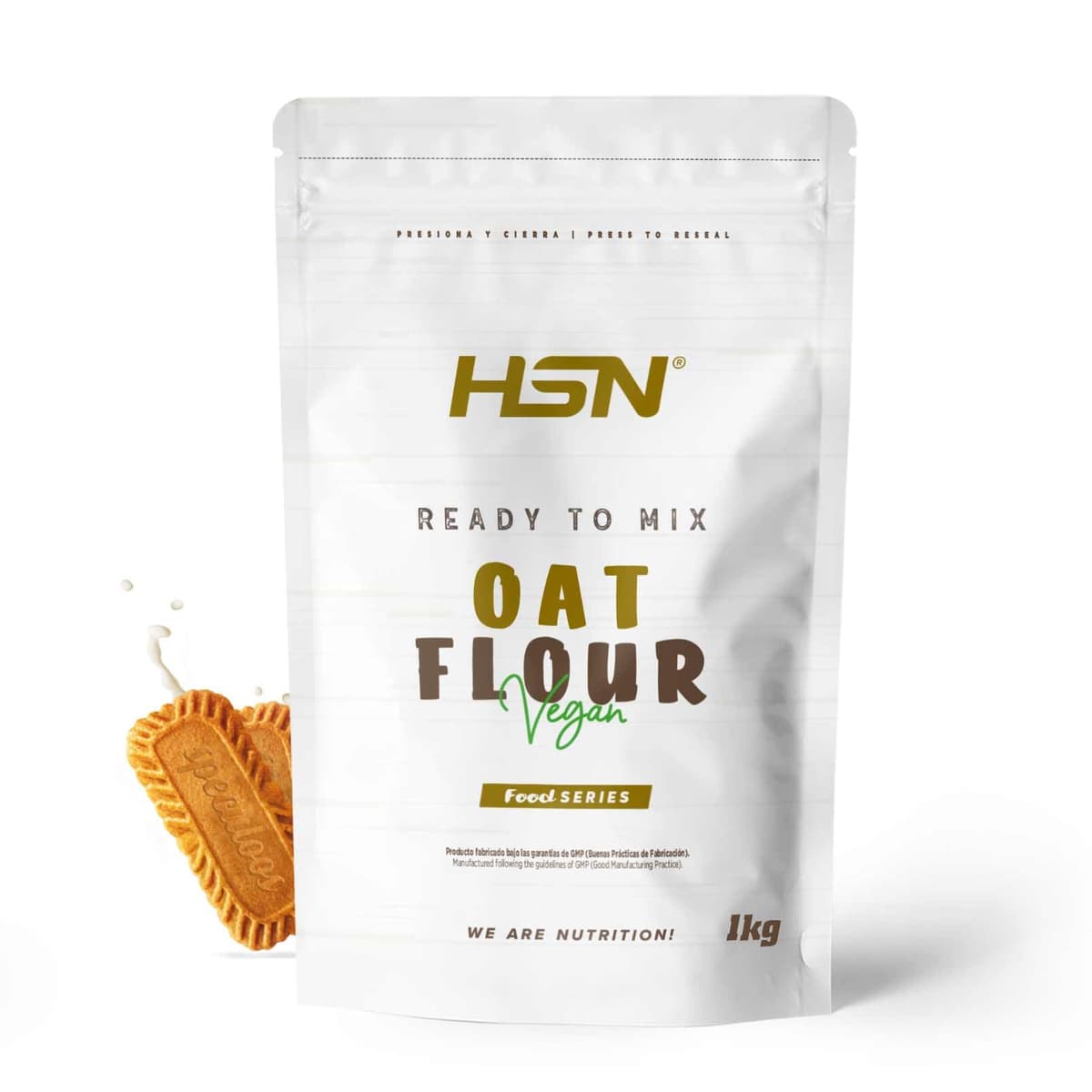 HSN Harina de Avena de Sabores Instantánea en Polvo | Sin Sabor 3Kg = 60 Tomas por Envase | Sin Azúcares Añadidos | Ideal Tortitas de Avena, Batidos de Proteínas | No-GMO, Vegano — view 14