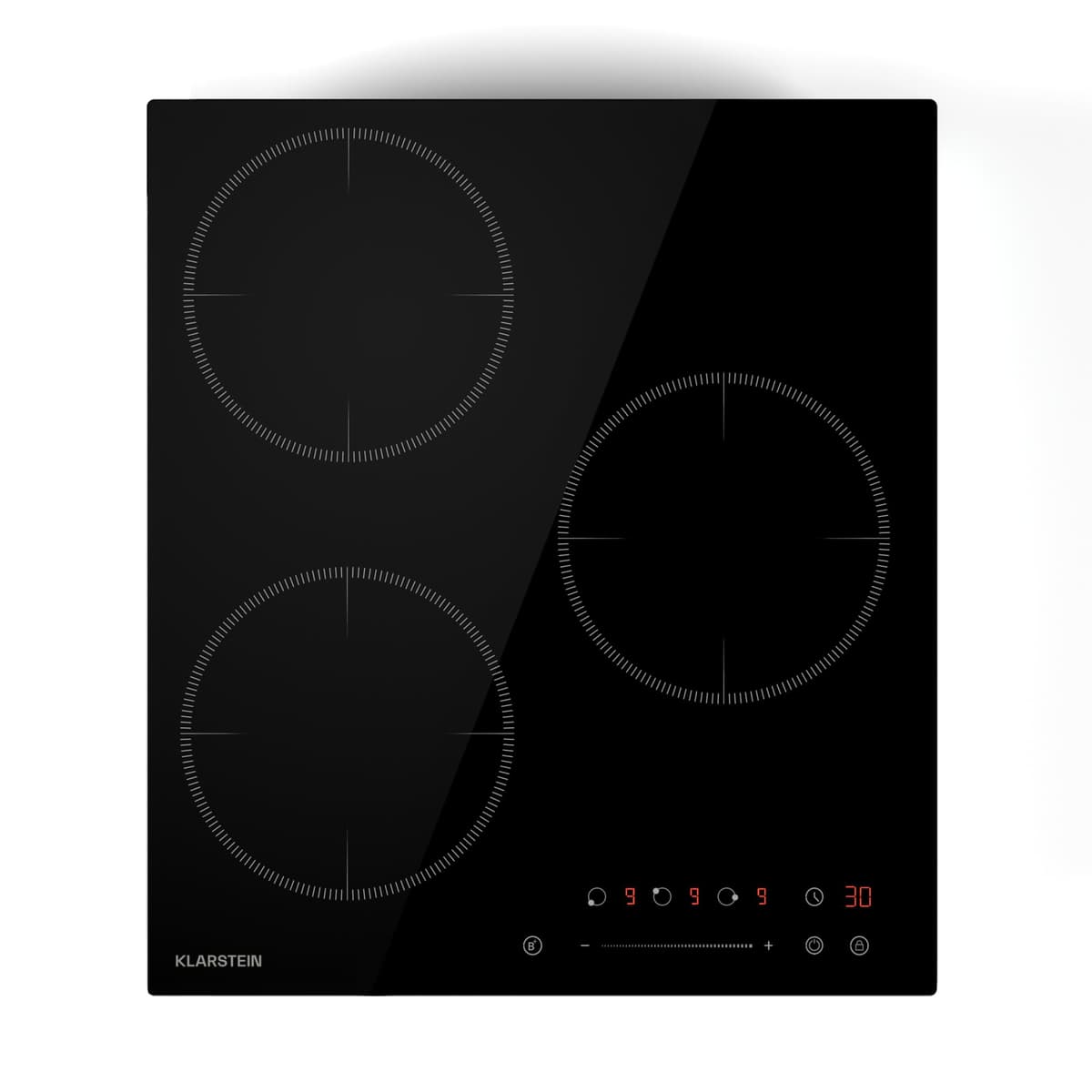 Klarstein Induction Hob, 9300W Electric Hobs Induction Cooker, 5 Ring Electric Pan Hob, Built-In Table Top Cookers w/ 5 Hobs, Touch Control, Inductions Heater Cooktops, Hot Plates for Cooking — view 27