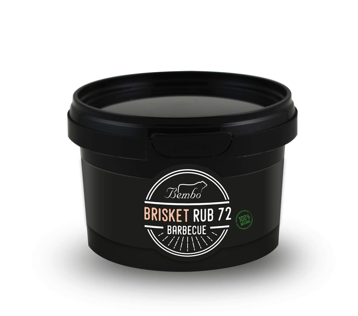 BBQ Brisket Rub Bembo – Mezcla de Especias para Pecho de Ternera – Marinada Seca Barbacoa – Ideal para Ahumado y Cocción Lenta – Made in Italy – 230 g