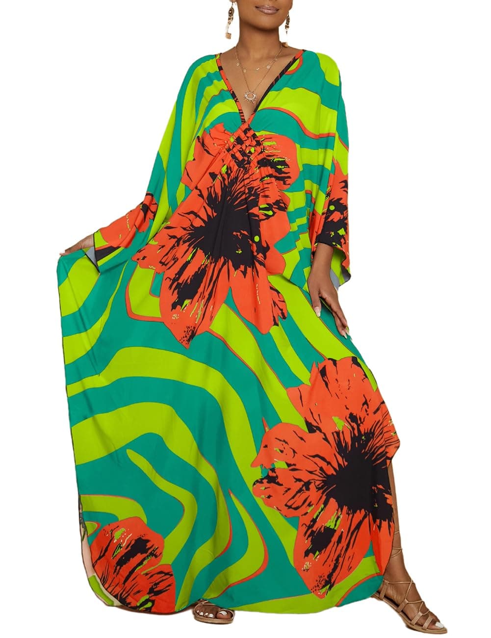 Bsubseach Bikini Bohemio para Mujer para bañador Kimono cárdigan — view 41