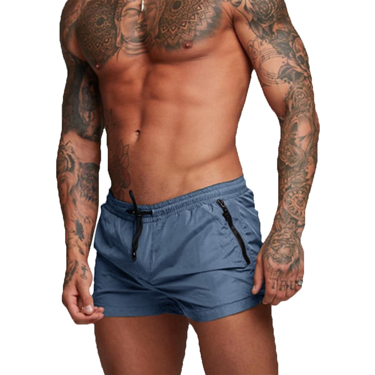 EDOTON Bañador para Hombre, Pantalones Cortos Impermeables Pantalones Cortos de Surf Pantalones de Natación — view 7