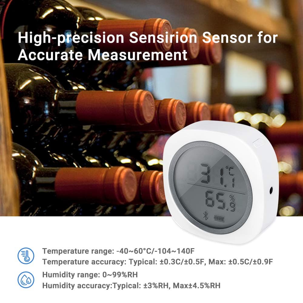 Inkbird IBS-TH1 Plus Bluetooth Temperature and Humidity Sensor- Humidity Temperature Recorder — view 3