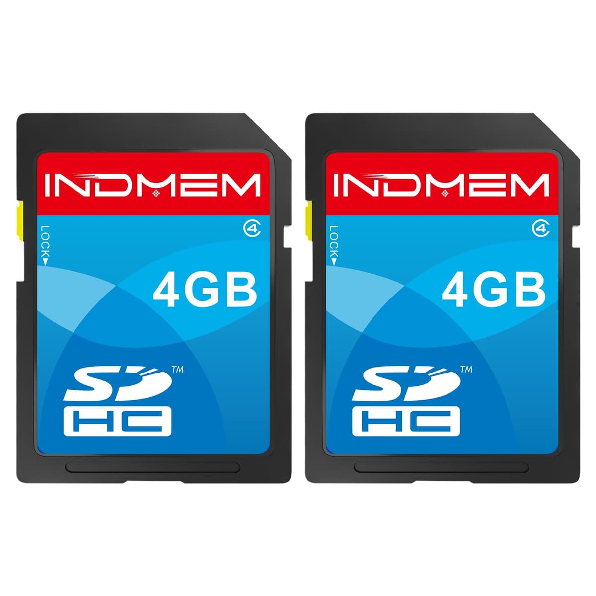 SD Card 4GB SDHC Class 4 Flash Memory Card 4 GB Camera Cards 2 Packs