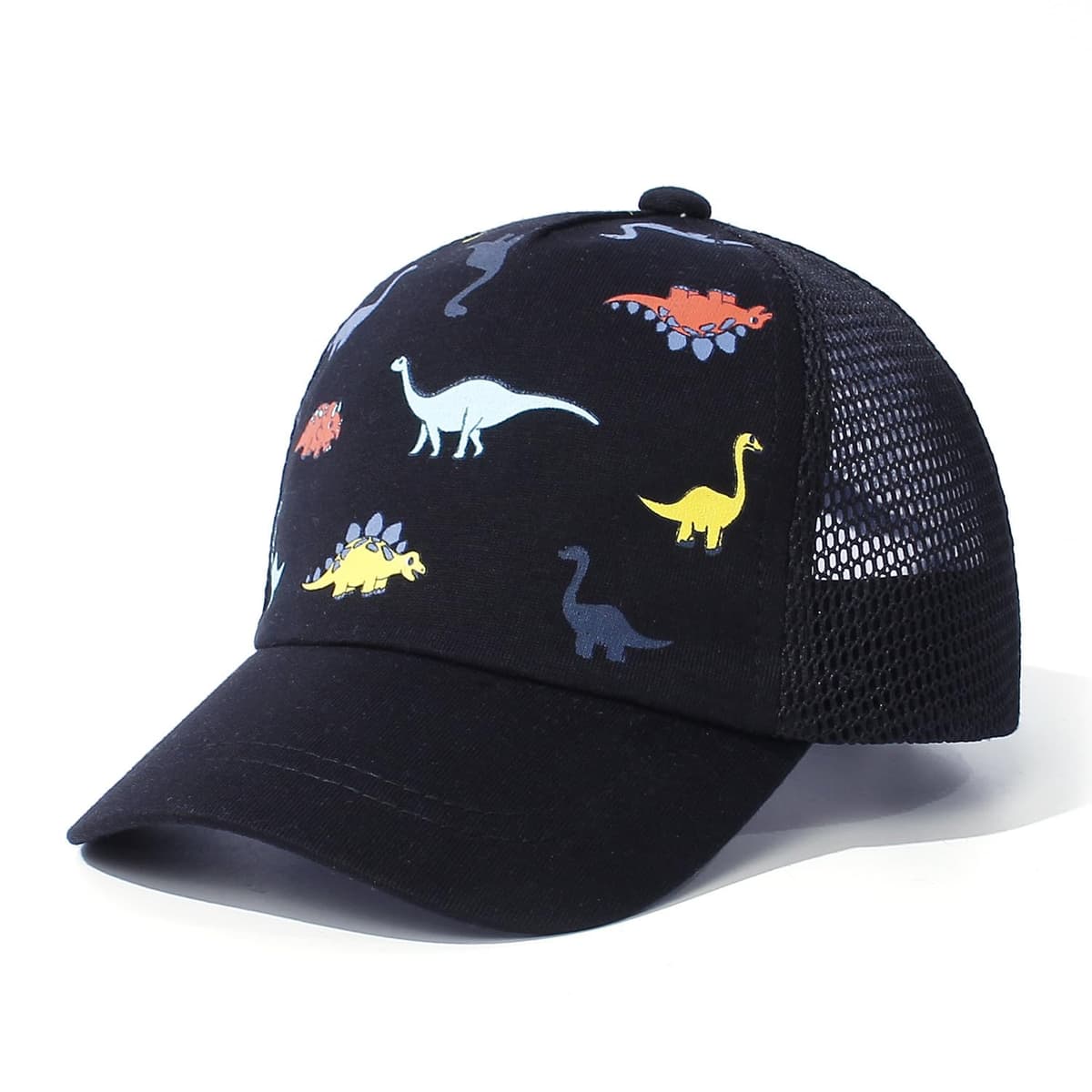 DRESHOW Niño Béisbol Gorra Bebé Sol Sombrero Lindo Sólido Color & Dinosaurio Patterned Gorras Unisex Bebé Camionero Sombreros Infantil Niño Kid Sombreros para Niños Niñas — view 17