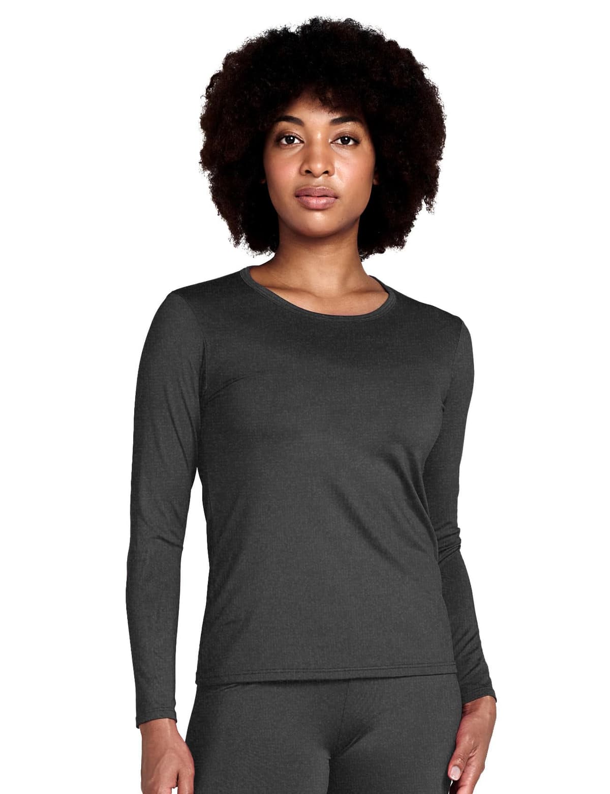 LAPASA Camiseta Termica Manga Larga Mujer (Pack de 1 & 2) Extra Cálido Camisa Interior Thermal Top Baselayer Frío Extremo Elastico Montaña Esqui Deporte Invierno L15/L39/L42 — view 24