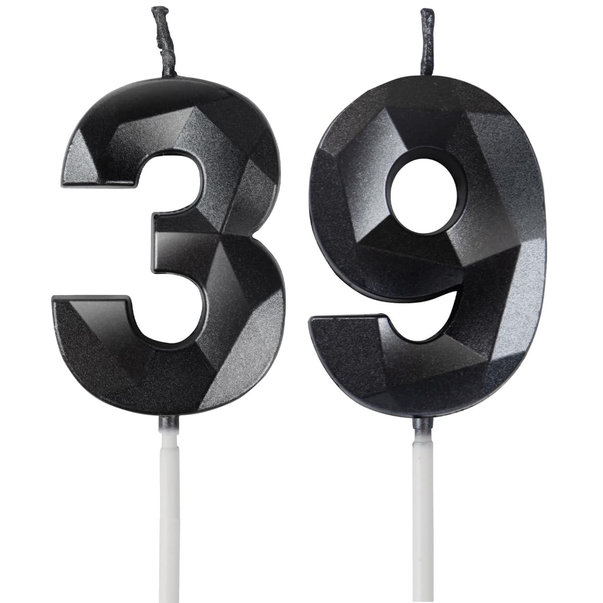 Yiran 50th Birthday Candles, Gold Number 50 Happy Birthday Candles, Cake Topper Decorations for Birthday Party, Wedding Anniversary Celebration Supply — view 20