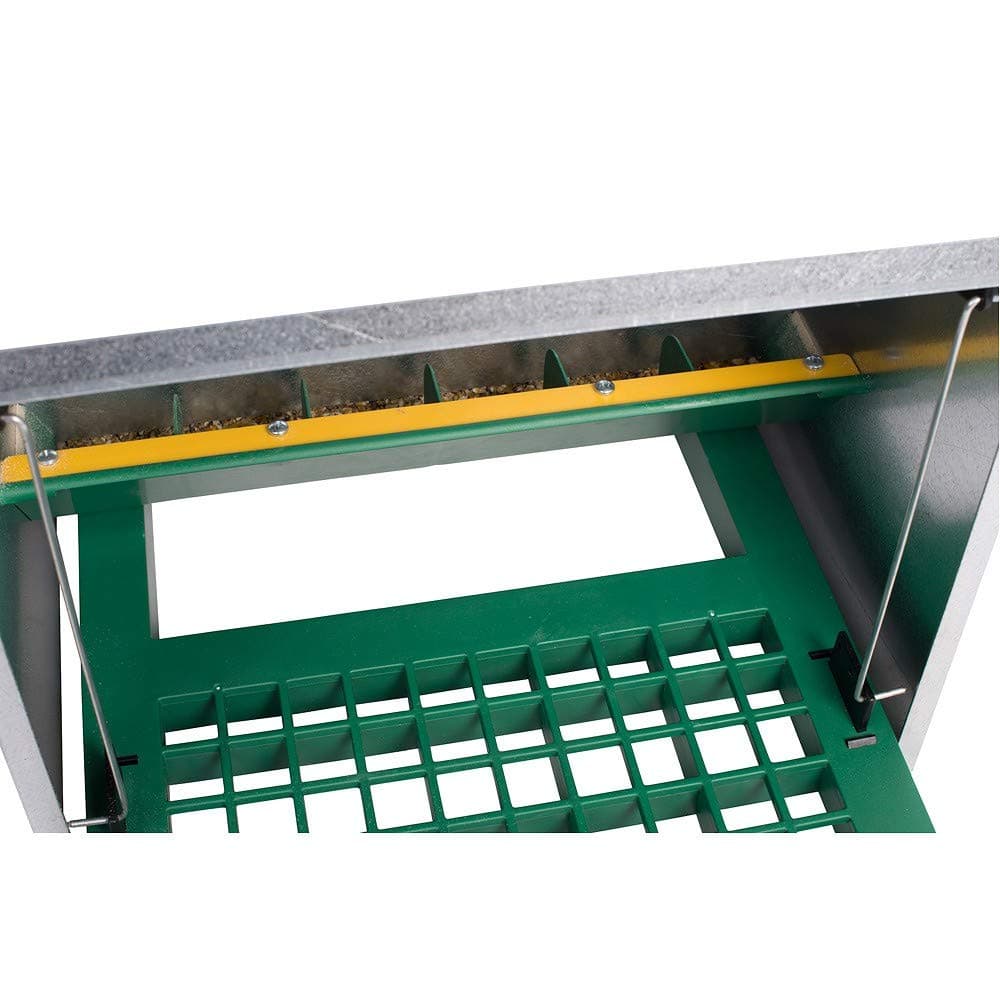 FINCA CASAREJO Comedero gallinas antipájaros - Comedero automático para gallinas - Tolva Exterior - Capacidad 12 kg - Incluye Guía Práctica de Alimentación de Las Gallinas — view 4