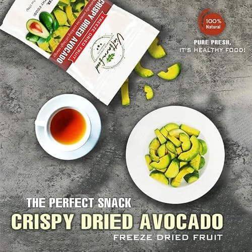 CRISPY DRIED AVOCADO 2.47 oz (70g) VIETFARMFOOD: Freeze-dried, no sugar added, naturally slightly bitter & fatty,. Nutritious, pure, crunchy. Great for snacking, toppings, desserts, or healthy gifting — view 2