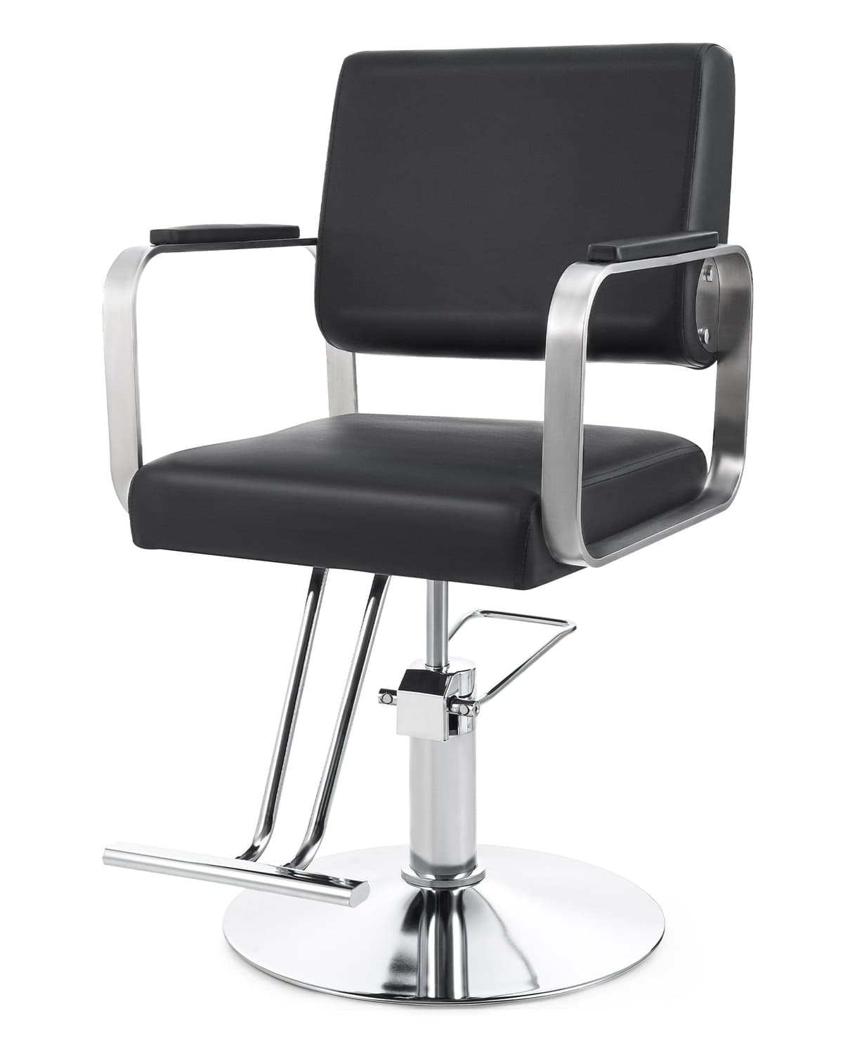 CO-Z Sillón de Peluquería Profesional con Bomba Hidráulica, Silla de Peluquería con Giro de 360°, Altura Ajustable de 15 cm, Capacidad 250 KG, Sillón de Barbero para SPA, Belleza, Barbería