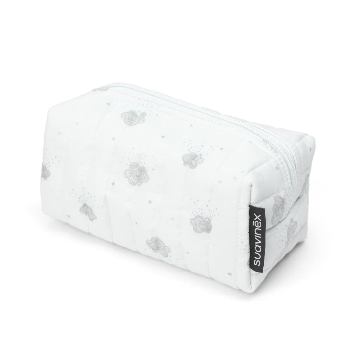 Suavinex, Neceser para Bebés de Tela, Set Regalo Bebé Recién Nacido con Cosmética: Gel Champú 100 ml + Loción Hidratante 100 ml + Crema Pañal 75 ml + Baby Cologne 50 ml. Formato Viaje. Azul Dreams — view 5