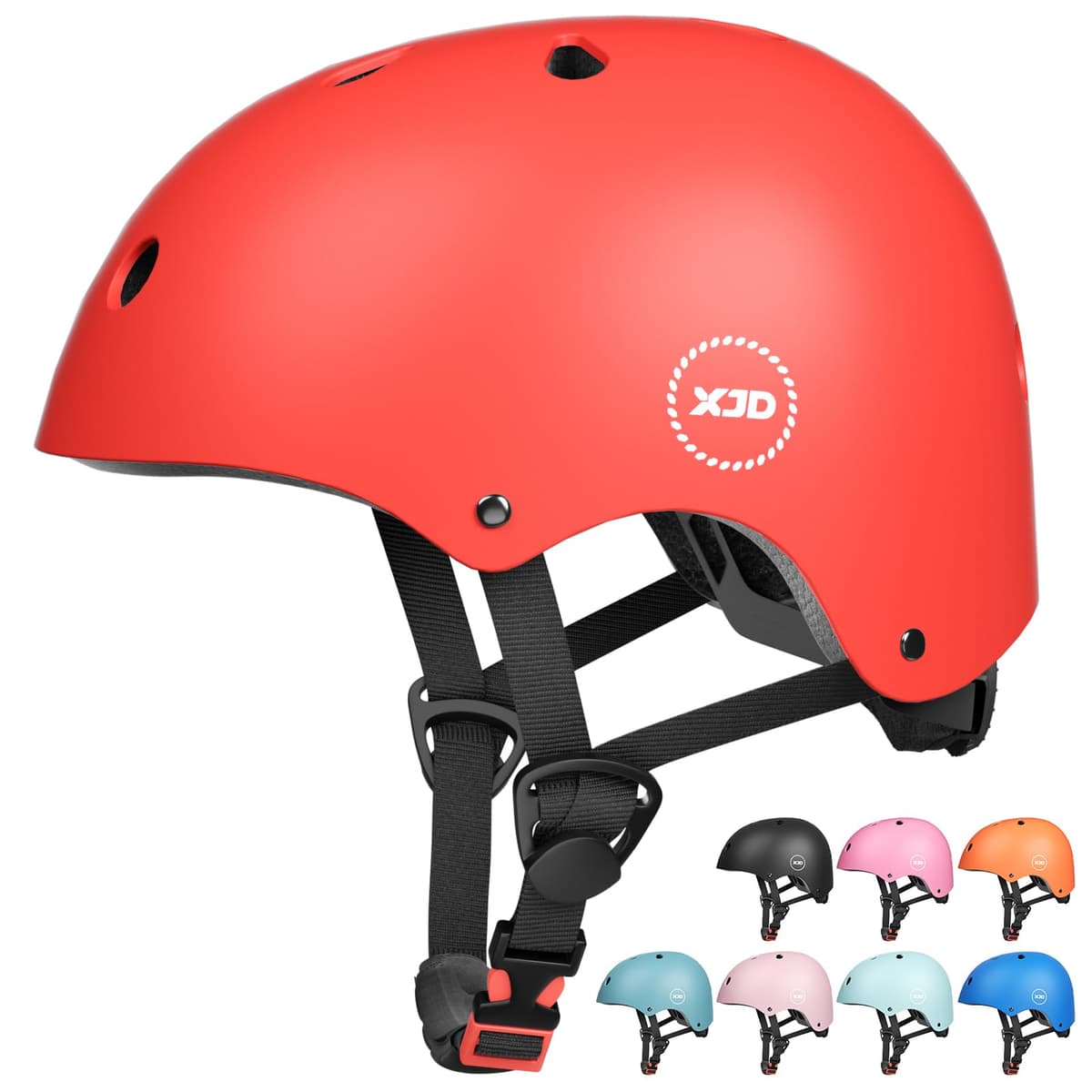 XJD Casco de Ciclismo para Niños Ajustable Casco Bicicleta Niño Casco Infantil Patinete Rollerskate de 3 a 14 Años Protecciones para Múltiples Deportes — view 19