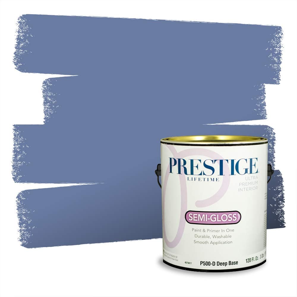 PRESTIGE Paints Interior Paint and Primer In One, 1-Gallon, Semi-Gloss, Comparable Match of Valspar* Dewdrop* — view 1593