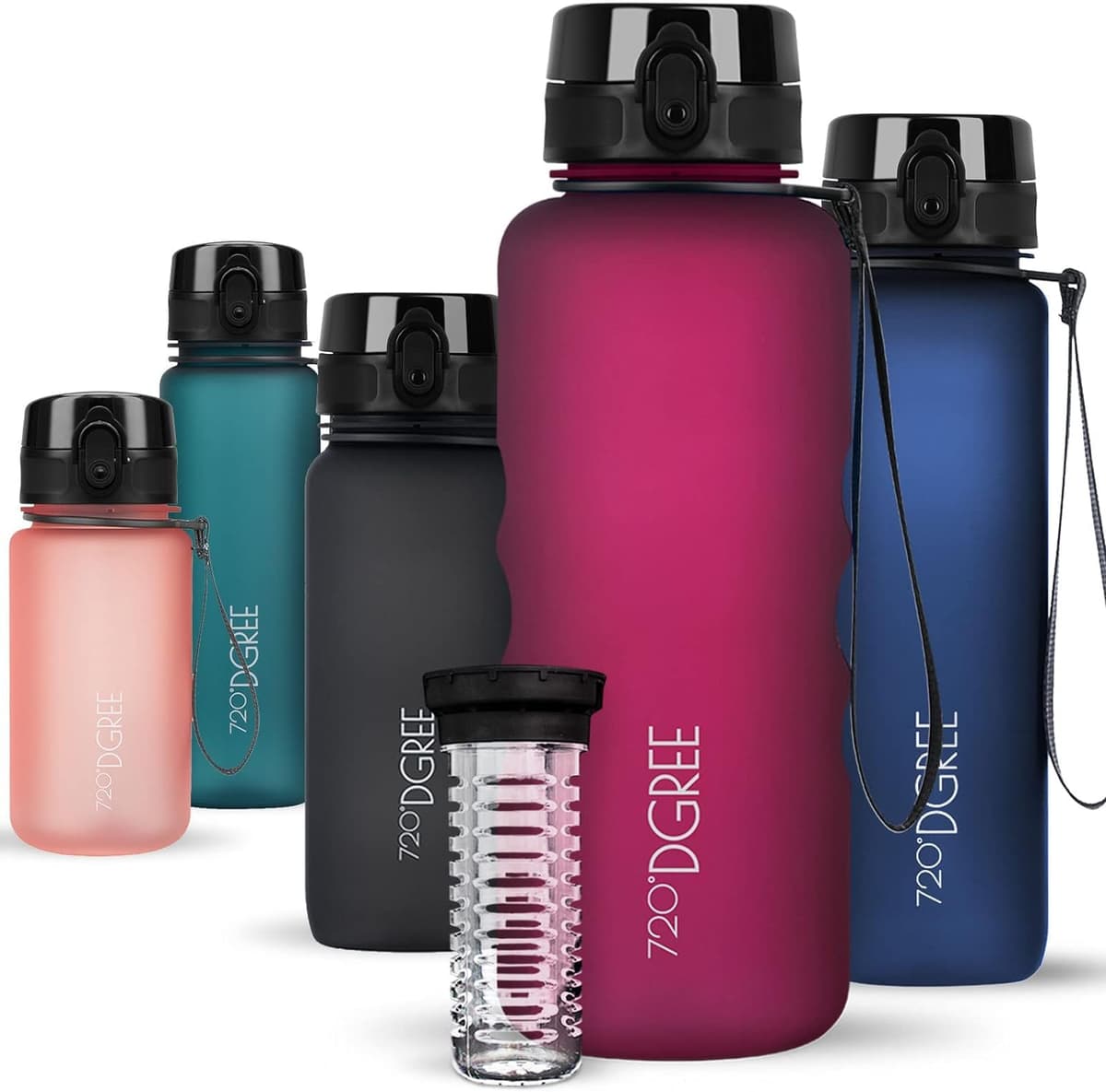 720°DGREE Botella de agua uberBottle – 1,5 litros, 1500ml | Novedosa botella deportiva | Sin BPA | Ideal para niños, fitness, deportes, fútbol, guardería, escuela, pequeños, antigoteo — view 263