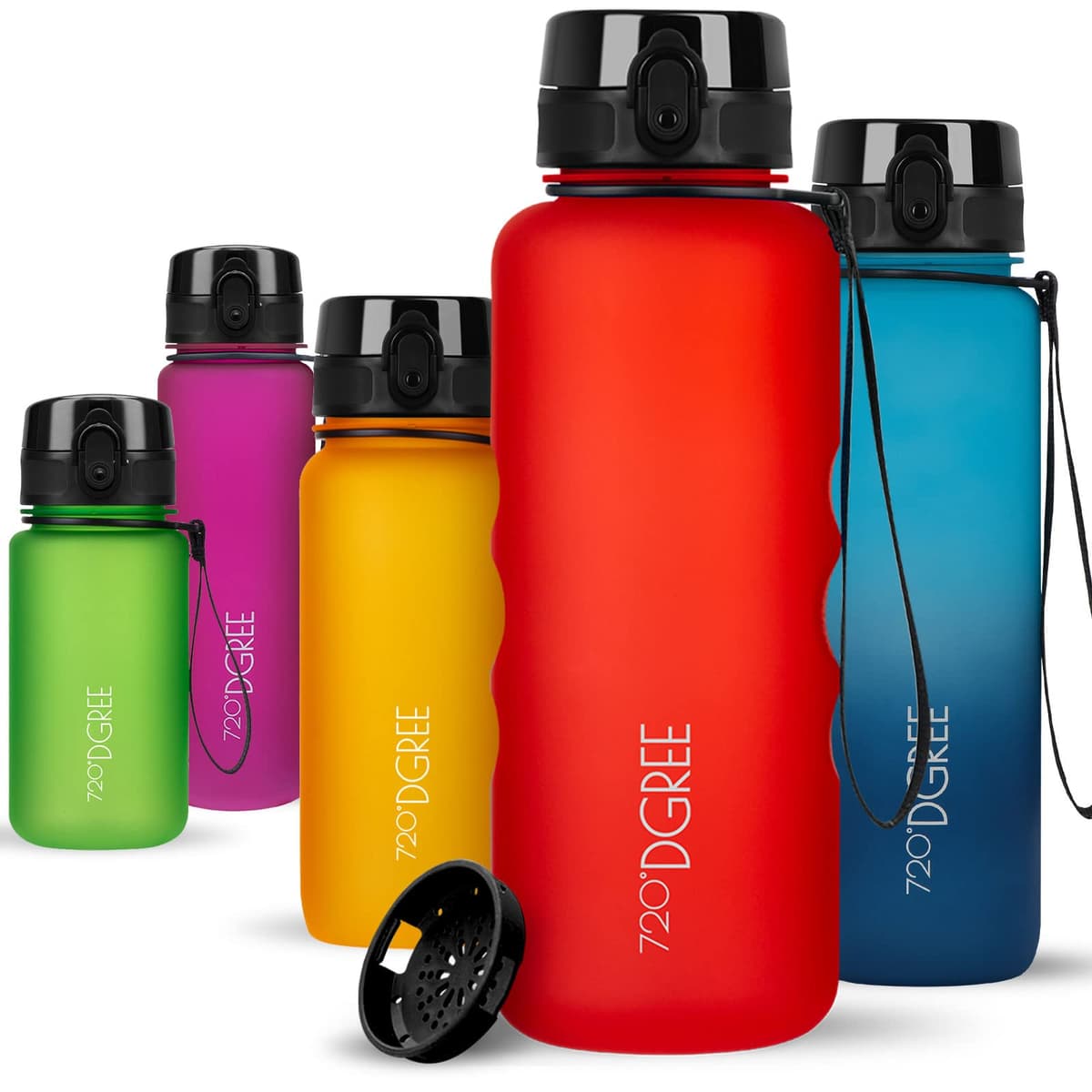 720°DGREE Botella de agua uberBottle – 1,5 litros, 1500ml | Novedosa botella deportiva | Sin BPA | Ideal para niños, fitness, deportes, fútbol, guardería, escuela, pequeños, antigoteo — view 43