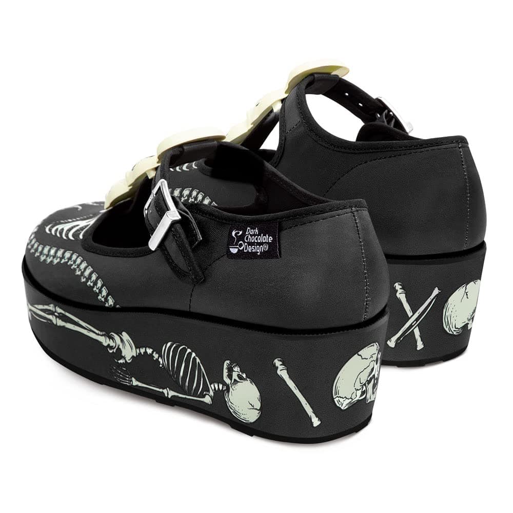 Hot Chocolate Design Chocolaticas Funky Canvas Women's Mary Jane Flat Shoes — view 4
