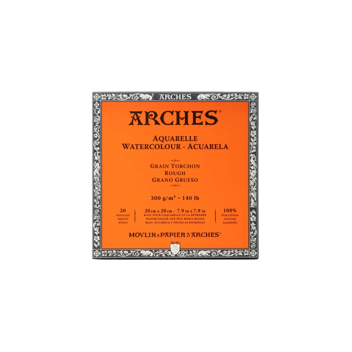 Arches - Papel de acuarela, bloc 12 hojas engomado 1 lado, grano fino, 300 g/m², 23 x 31 cm — view 18