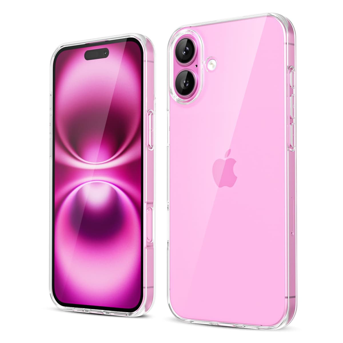 oakxco for iPhone 17 Pro Max Phone Case Liquid Silicone, Cute Thin Slim Grip Soft Rubber Gel for Women Men, Smooth Matte TPU Plain Solid Color Girly Simple Case with Camera Cover, Light Pink — view 980